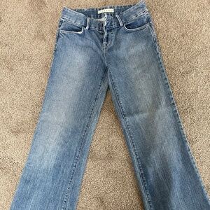 J Brand wide bottom jeans